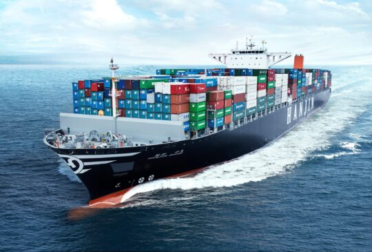ship in sea
